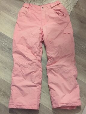 Columbia Pink Kids Snow Pants Cargo